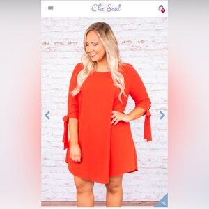 Chic Soul Red Dress 3X